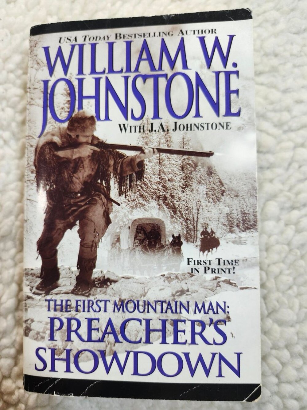 William W Johnstone The First Mountain Man Preacher's Showdown Paperback 2008